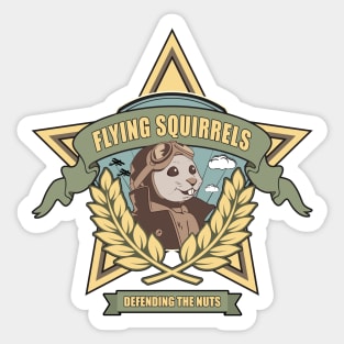 Flying Squirrel Squadron Sticker